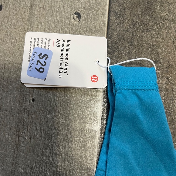 Lululemon asymmetrical bra A/B NWT - Picture 2 of 3